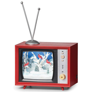 5-Inch Lighted Musical Forest Tv Cardinals On Branches