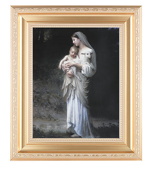 Bouguereau:Dinive Innocence Satin Gold Frame 10.25X12.25" 8X10Prt