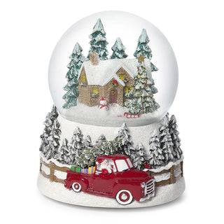 5.5-Inch Musical House Dome With Truck On Base 100Mm