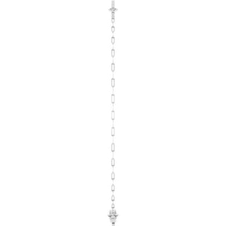 Sterling Silver Engravable Keyhole Link 7" Bracelet
