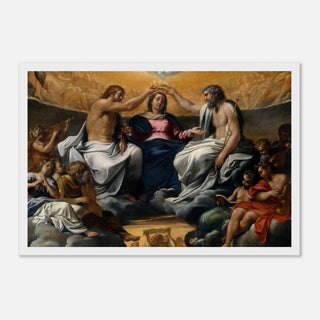 Baroque Coronation of the Virgin Framed Print - view 2