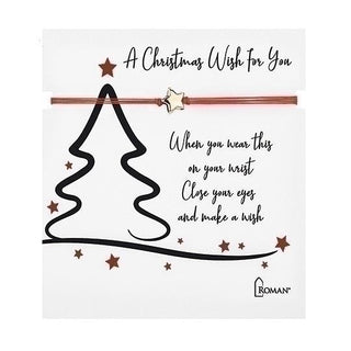 24-Piece Set Christmas Wish Bracelet With Display - Carded - 7-Inch