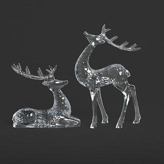 7.5 & 11-Inch 2-Piece St Acrylic Deer