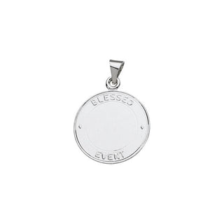 Sterling Silver 18 mm Blessed Event Medal