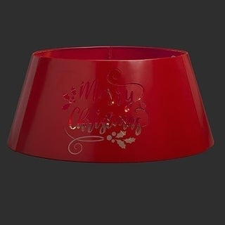25.5 D Led Red Tree Collar Merry Christmas