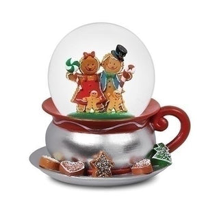 5.75-Inch Musical Mug W/ Gingerbread Dome- 100 Mm