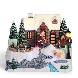 7-Inch Led Musical Kids At Cabin Rotate