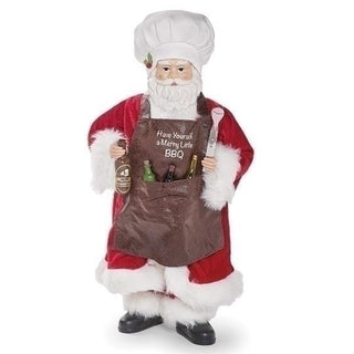 20.5-Inch Grill Master Santa Figure
