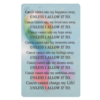 Bulk Cancer Prayer Card