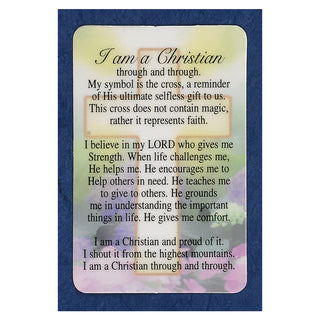 Bulk Christian Prayer Card