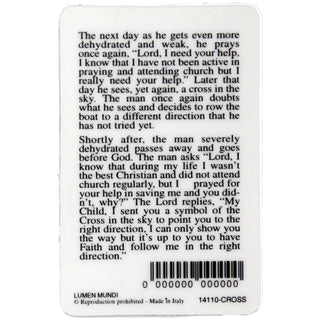 Bulk Cross in the Sky Prayer Cards