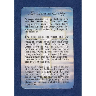 Bulk Cross in the Sky Prayer Cards