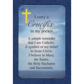 Bulk Crucifix in my Pocket Prayer Cards