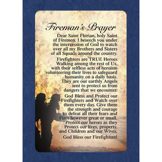 Bulk Fireman's Prayer Cards