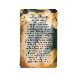 I Said A Prayer Card