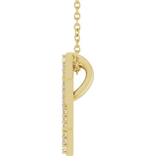 14K Yellow 1/5 CTW Natural Diamond Star of David 16-18" Necklace