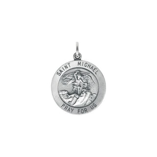 Sterling Silver Saint Michael Medal Pendant