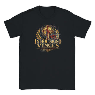 In Hoc Signo Vinces Gold and Crimson T-Shirt - view 6