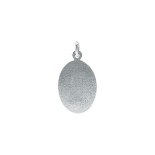 Sterling Silver 24x16 mm Oval St. Christopher Pendant  