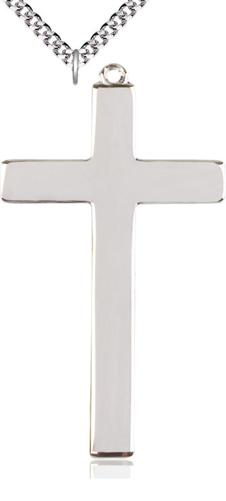 Sterling Silver Cross Medal Catholic Jewelry