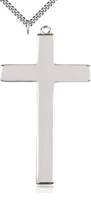 Sterling Silver Cross Medal Catholic Jewelry