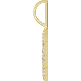 14K Yellow 1/5 CTW Natural Diamond Star of David Pendant