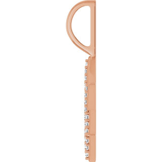 14K Rose 1/5 CTW Natural Diamond Star of David Pendant