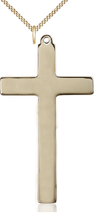 14kt Gold Filled Choir Cross Medal Catholic Jewelry