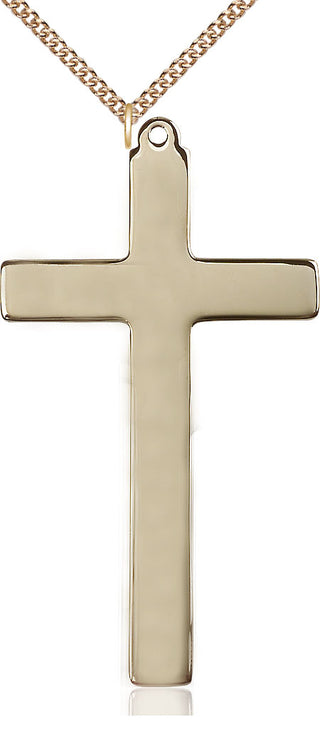 14kt Gold Filled Choir Cross Medal Catholic Jewelry