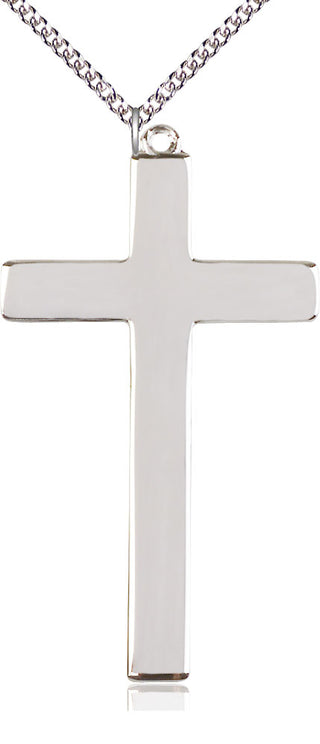 Sterling Silver Choir Cross Medal Catholic Jewelry
