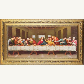 Last Supper 11X18 Goldleaf Wood Frame