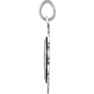 Sterling Silver Oval Miraculous Medal