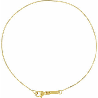 .8 mm Diamond-Cut Curb Chain