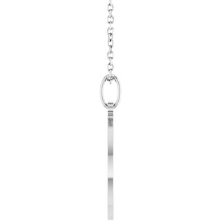 14K White Chai 16-18" Necklace