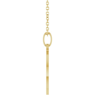 14K Yellow Chai 16-18" Necklace