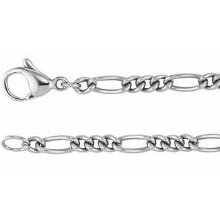 36 Mm Curbed Figaro Chain