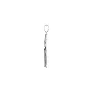 Sterling Silver .04 CTW Natural Diamond Cross Pendant 