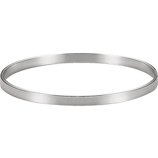 Sterling Silver 4.8 mm Bangle 8" Bracelet