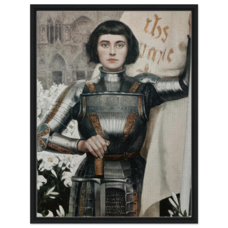St. Joan of Arc by Albert Lynch Framed Canvas - view 12