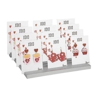 24-Piece Set Valentine Earrings With Display - 2.25-Inch
