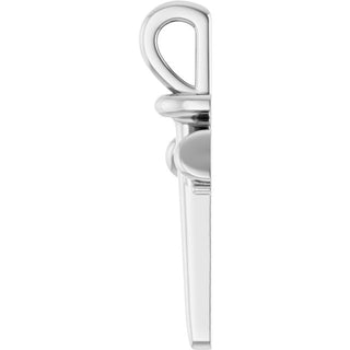 Platinum Nail Cross Pendant