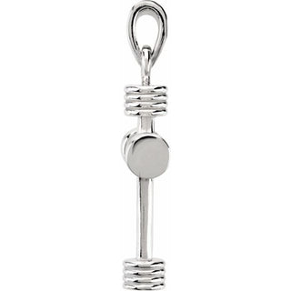 Sterling Silver 24.25x15 Cross Pendant 