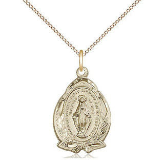 14kt Gold Miraculous Medal