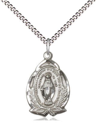 Sterling Silver Miraculous Medal Religious Jewelry