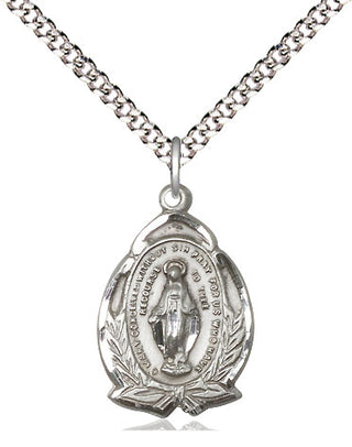 Sterling Silver Miraculous Medal Religious Jewelry