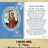 25-Pack - Healing Saints Relic Cards - Saint Helen, Patron Saint of Difficult Marriages