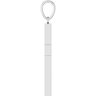 Sterling Silver 1/2 CTW Lab-Grown Diamond Cross Pendant