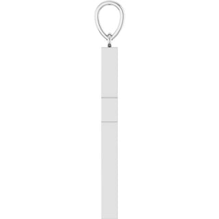 Sterling Silver 3/4 CTW Lab-Grown Diamond Cross Pendant