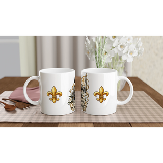 St. Joan of Arc 'Born to Do This' 11 oz Color Mug - view 6
