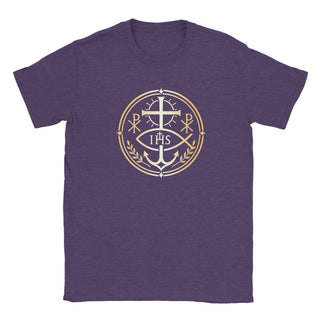 Chi Rho and Anchor Laurel Emblem T-Shirt - view 11